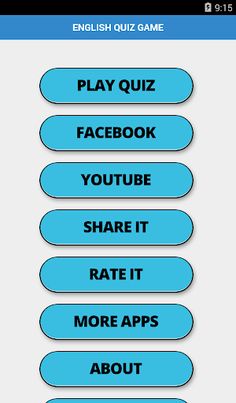 English Quiz Game - Screenshot 1