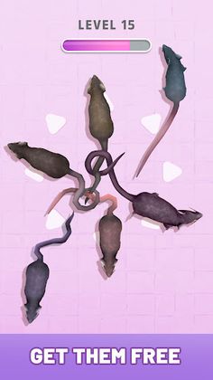 Untangle Rat King - Screenshot 2