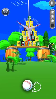 Can Crusher Knockdown 3D Game - Screenshot 2