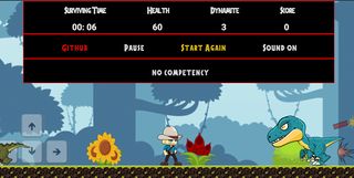 React Dinosaur Game - Screenshot 2