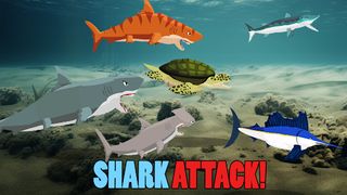 Shark Fights Sea Creatures - Screenshot 1