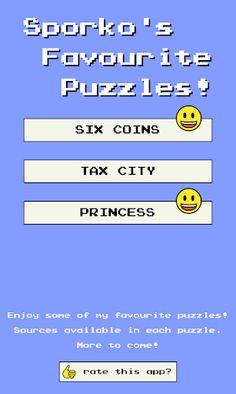 Sporko's Favourite Puzzles - Screenshot 1