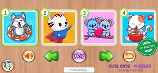 Cute Cats Puzzle & Jig Saw - Screenshot 1