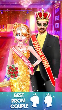 Prom Fashion MakeUp & Dress Up - Screenshot 2