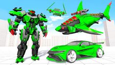 Shark Robot Transform Game 3D - Screenshot 4