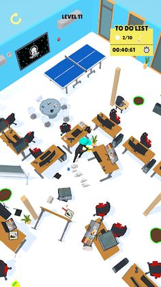 Smash Office - Destroy Stress! - Screenshot 1