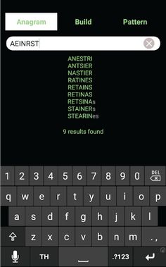 Anagram Solver - Screenshot 1