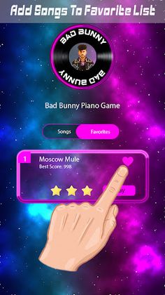 Bad Bunny-Moscow Piano Tiles - Screenshot 4