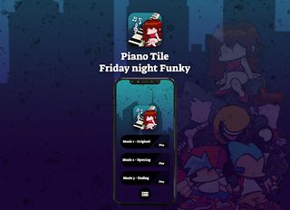 FNF Girlfriend Piano Tiles Fun - Screenshot 2