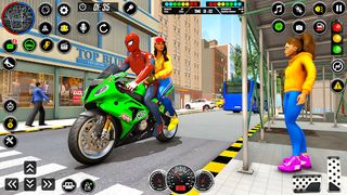 Superhero Bike Race Games 3d - Screenshot 2