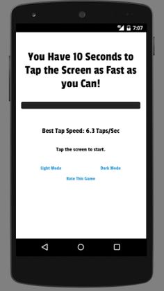 Tap Speed - Screenshot 1