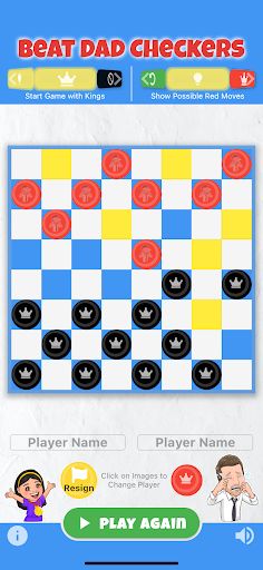 Beat Dad Checkers - Screenshot 4