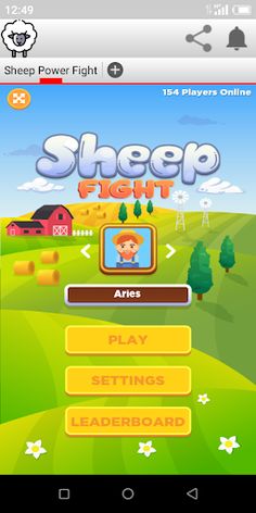 Sheep Power Fight - Screenshot 1