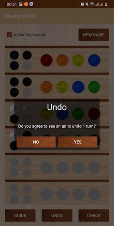 Mastermind: code breaking game - Screenshot 4