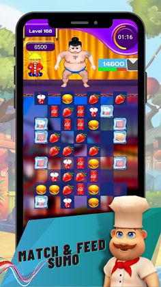 Hunger Feed: Online Match 3 Ma - Screenshot 2