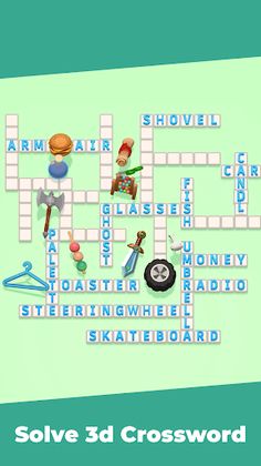 Crossword Puzzle 3D - Screenshot 2