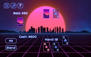 Synth Blackjack - Screenshot 2