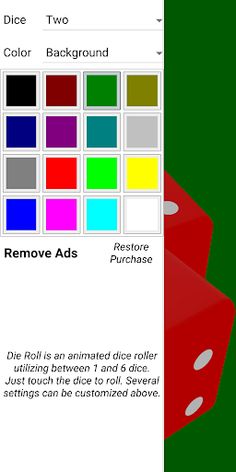 Die Roll animated dice roller - Screenshot 2