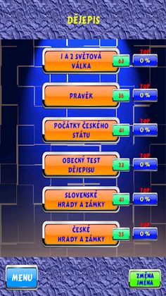 Vědomostní kvíz - Screenshot 1