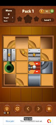 Slide The Ball : Roll Puzzle - Screenshot 2