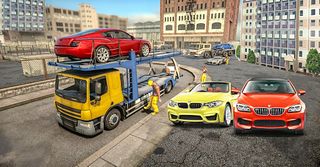 Car transport trailer driving - Screenshot 1