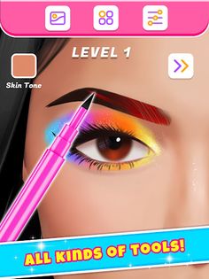 Eye Makeup Artist Makeup Games - Screenshot 1