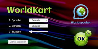 Worldspeaker: WorldKart - Screenshot 1