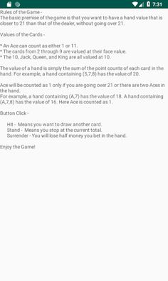 Blackjack - Screenshot 3