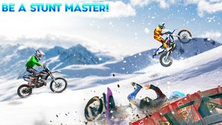 Snow Tricky Bike Stunt Race 3D - Screenshot 3