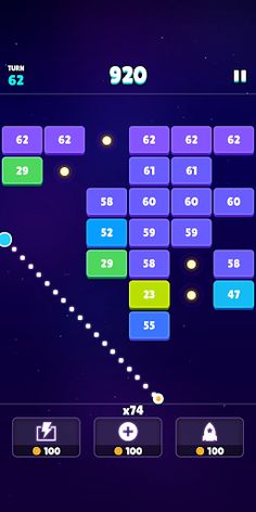 Space Brick Breaker - Screenshot 1