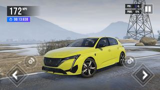 Car Game: City Drive Peugeot - Screenshot 1