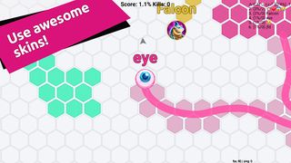 Hexa io Online Hexagon action - Screenshot 1