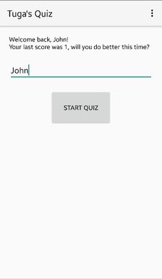 Tuga's Quiz - Screenshot 1