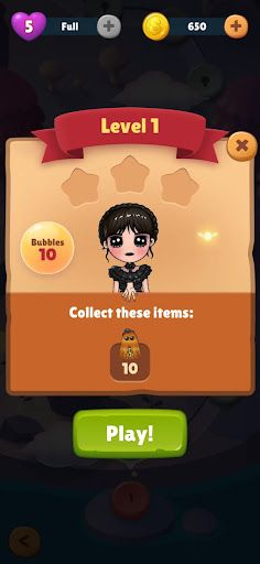 Wednesday Addams pop game - Screenshot 4