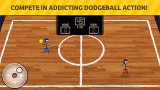 Stickman Dodgeball Match - Screenshot 1