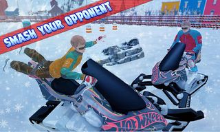 Snowmobile Derby car Mad Skill - Screenshot 1