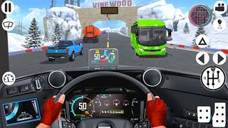 Bus racing 3D offline game - Screenshot 2