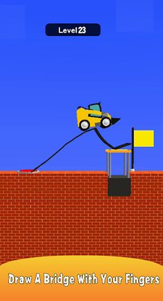 Draw Balance Bridge-Save Car - Screenshot 2