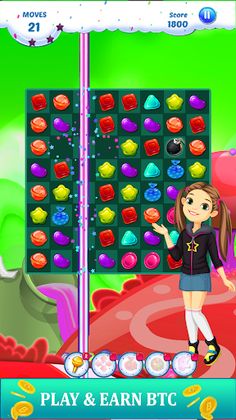 Gummy Candy Match 3 BTC - Screenshot 2