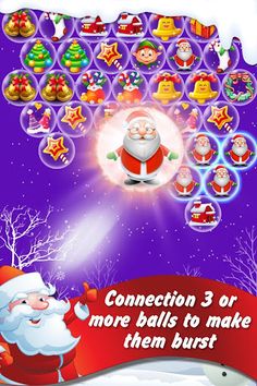 Christmas Bubble Shoot - Screenshot 1