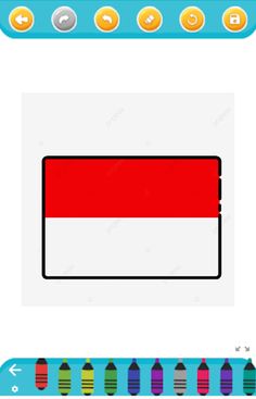 world flags - coloring book - Screenshot 1