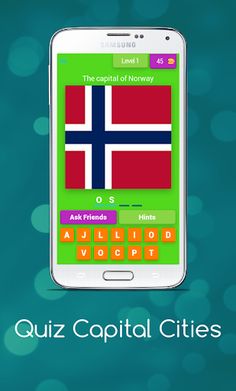 Quiz Capital Cities - Screenshot 4