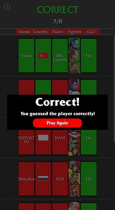 Valorantle - Screenshot 3