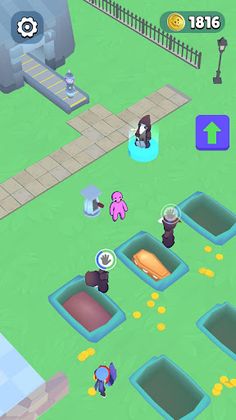 Creepy Idle: Tomb Park Tycoon - Screenshot 4