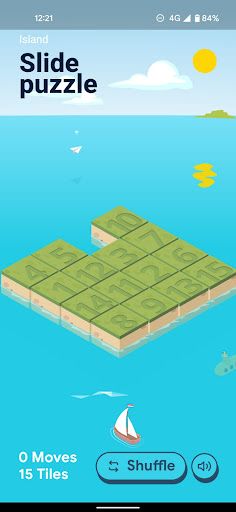 Island Slide Puzzle - Screenshot 2