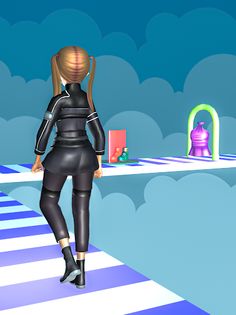 Anime Girl Runner 3d Game - Screenshot 2