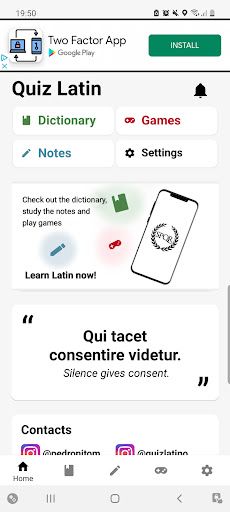Quiz Latin - Learn Latin - Screenshot 2