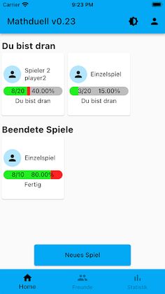 Mathduell - Kopfrechnen üben - Screenshot 3