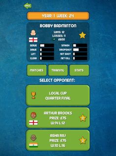 Badminton Manager - Screenshot 2