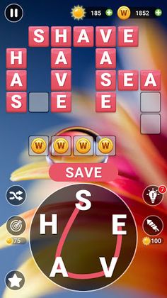 Word Cross Flower Garden - Screenshot 1